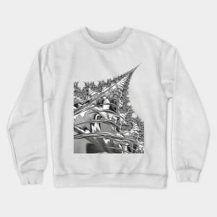 Silver Fractal Spear Crewneck Sweatshirt